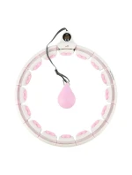 Obruč HMS HHW06 s okami, závažím a počítadlom ružovej farby Obruč HMS HHW06 s okami, závažím a počítadlom ružovej farby