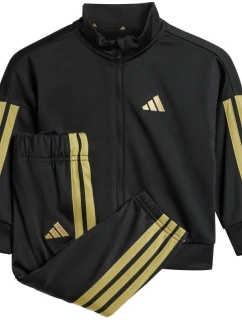 Detské tepláky adidas Essentials Climacool black and gold JC8857