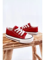 Dziecięce Trampki Klasyczne Czerwone Filemon