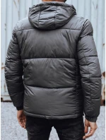 Pánska zimná bunda s odnímateľnou kapucňou sivá FashionStreet TX4834