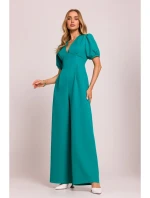 M852 Kombinéza s puzdrovými rukávmi - tyrkysová