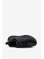 Pánske tenisky z eko kože Black Torven Pánske tenisky z eko kože Black Torven