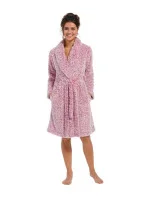 Dámsky župan 71232-404 malinovo biely - Rebelle