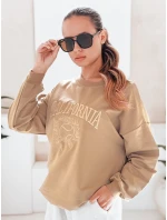 Dámska mikina CALIFORNIA DREAM beige FashionStreet BY1194