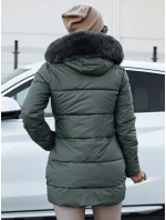 Dámska zimná bunda s kapucňou KRISTA zelená FashionStreet TY4729 Dámska zimná bunda s kapucňou KRISTA zelená FashionStreet TY4729