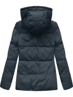 Dámska krátka zimná prešívaná bunda Dark Blue (7694)