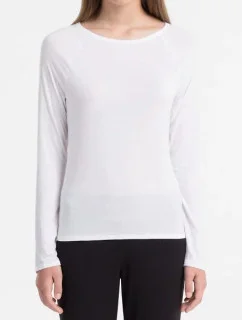 Dámske tričko s dlhým rukávom QS5493E - Calvin Klein