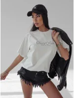 Dámske tričko 277075 ecru - Ola Voga