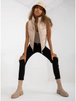 Dámska vesta NM KZ D2 3815-62.83 Light beige - FPrice Dámska vesta NM KZ D2 3815-62.83 Light beige - FPrice