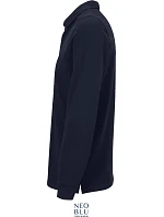 NEOBLU Owen LSL Men Pánske polo s dlhým rukávom z hrubého piké 24.4396 night blue