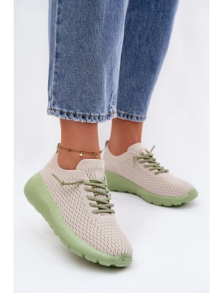 Materiál Dámska športová obuv Beige Helinae Materiál Dámska športová obuv Beige Helinae