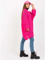 Dámsky sveter TW SW BI M2202 fluo ružový Dámsky sveter TW SW BI M2202 fluo ružový