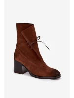 Topánky na podpätku model 220703 Step in style