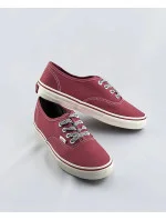 Tmavo ružové dámske šnurovacie tenisky (A8879)