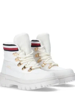 Tommy Hilfiger Čipkované topánky Ivory W T3A5-33062-1047101-101