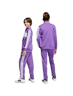 Adidas Seasonal Essentials Tiberio 3-Stripes detská tepláková súprava fialová KC2125
