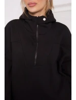 Mikina s kapucňou čierna