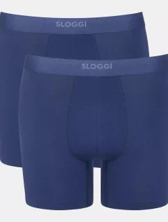 Pánske boxerky EVER Ease Short 2P - neznáme - modré 6312 - SLOGGI