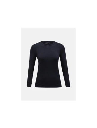 Termo tričko Peak Performance W Magic Crew black