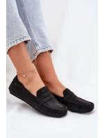 Zamszowe Mokasyny Damskie Big Star RR274948 Czarne