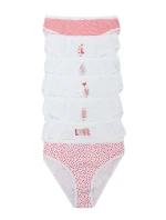 BR MT 11444 3 biele a červené spodky