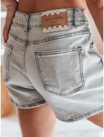 Dámska džínsová sukňa-šortky CHILL WRAP sivá FashionStreet CY0508
