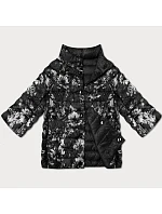 Dámska obojstranná bunda s 3/4 rukávmi Minority black/floral (M23-7009-1) Dámska obojstranná bunda s 3/4 rukávmi Minority black/floral (M23-7009-1)