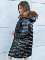 Dámska prešívaná bunda CRYSTAL black FashionStreet TY3821 Dámska prešívaná bunda CRYSTAL black FashionStreet TY3821