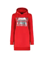 Geografické Nórsko Fabienne W WW4561F/GNO-RED Mikina s kapucňou