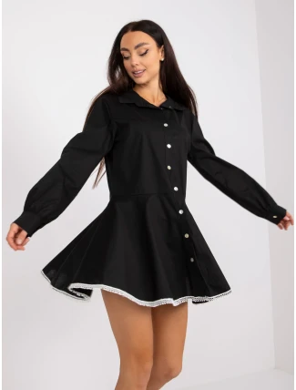 Dámske šaty-DHJ-SK-6801.63P-čierne Dámske šaty-DHJ-SK-6801.63P-čierne