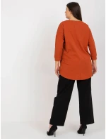 Blúzka VI BZ 2901.49P tmavo oranžová