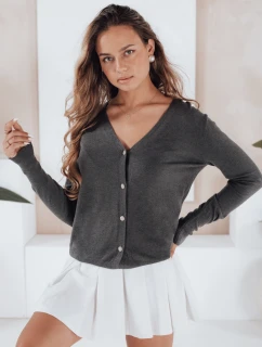 Dámsky tmavosivý sveter CHICGLOW FashionStreet MY2498