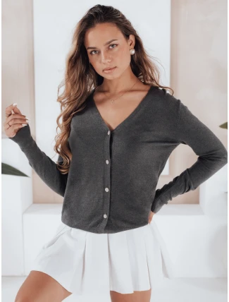 Dámsky tmavosivý sveter CHICGLOW FashionStreet MY2498 Dámsky tmavosivý sveter CHICGLOW FashionStreet MY2498