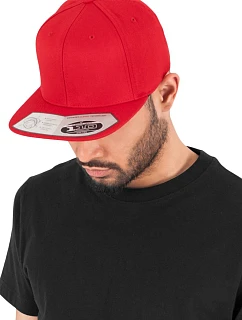 Flexfit 110 6-panelová čiapka „Fitted Snapback“ 55.0110 červená