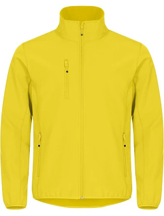 Clique Classic Softshell Jkt M Pánska 3-vrstvová softshellová bunda 67.0910 lemon Clique Classic Softshell Jkt M Pánska 3-vrstvová softshellová bunda 67.0910 lemon