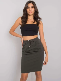 Sukňa RV SD 4793 1.32 tmavá khaki