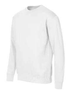 Posádková mikina unisex biela