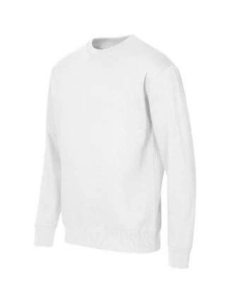 Posádková mikina unisex biela