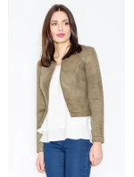 Dámska bunda M456 olivová - Figl