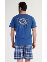 Pánske pyžamové šortky Motocykel