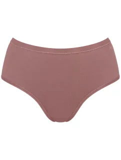 Dámske bavlnené midi nohavičky GO Daily - BROWN - tmavobéžová 1141 - SLOGGI