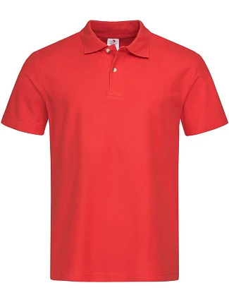 Stedman Polo Men Piqué polo 05.3000 šarlátovo červená Stedman Polo Men Piqué polo 05.3000 šarlátovo červená