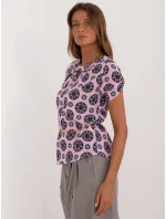 Blúzka LK BZ 505775.00 svetloružová