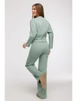 B292 Zavinovacie tričko - mentolové