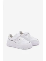 Sneakersy Dziecięce Na Rzep Big Star SS374042 Białe