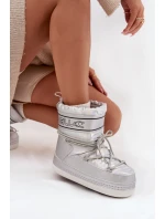 Śniegowce Damskie Z Wiązaniem O'NEILL LISA WOMEN HIGH 90253012.99S Srebrne