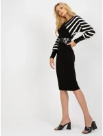 Dámske šaty TW SK BE 1540 čiernobiele