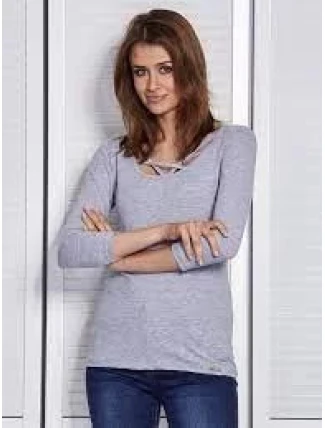 Dámska blúzka CZ BZ 1417.97 Svetlo šedá - FPrice Dámska blúzka CZ BZ 1417.97 Svetlo šedá - FPrice