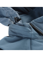 Pánska softshellová bunda s membránou 2v1 ALPINE PRO SPERT blue mirage