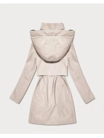 Dámska bunda s rovnou podšívkou Goodlookin light beige (KK60409-5#) Dámska bunda s rovnou podšívkou Goodlookin light beige (KK60409-5#)